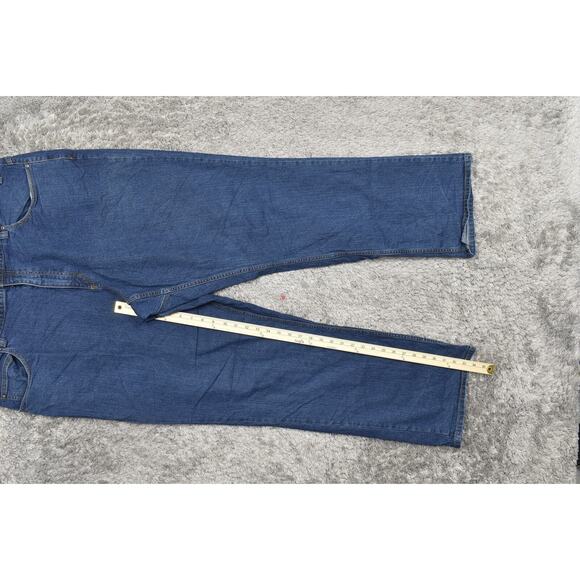 Duluth Trading Co. Men's Blue Jeans 44x34 Cotton Straight Flex Weekender - Picture 4 of 8